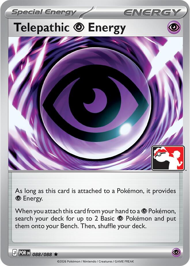 Telepathic Psychic Energy (088/088) [Prize Pack Series Nine] | Shuffle n Cut Hobbies & Games
