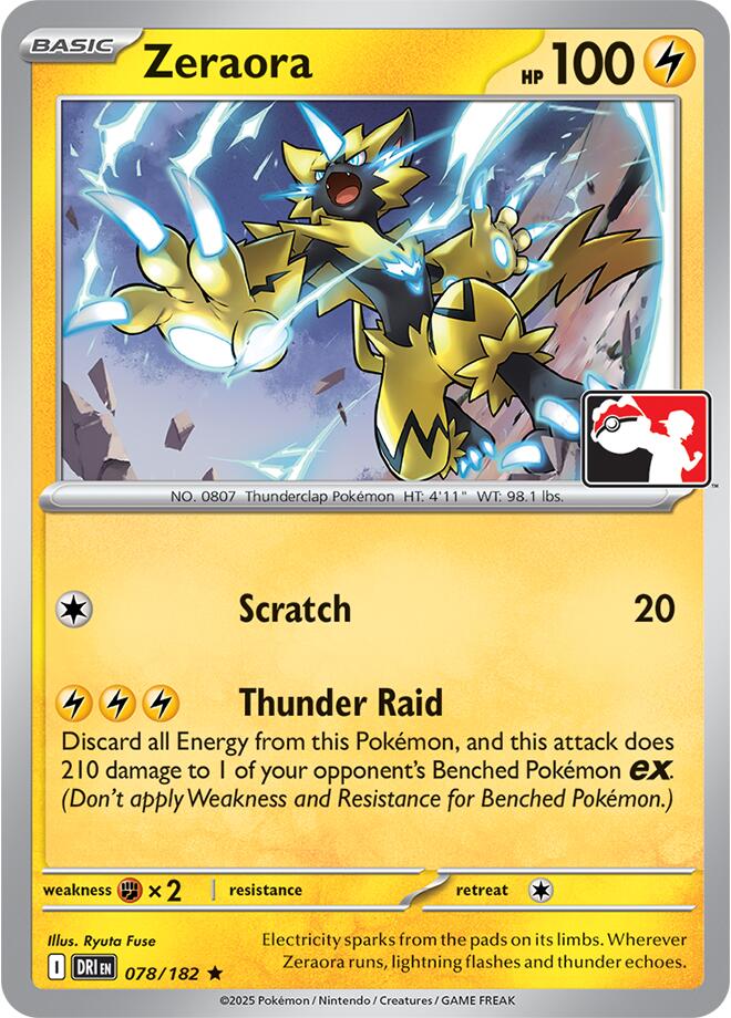 Zeraora (078/182) [Prize Pack Series Nine] | Shuffle n Cut Hobbies & Games