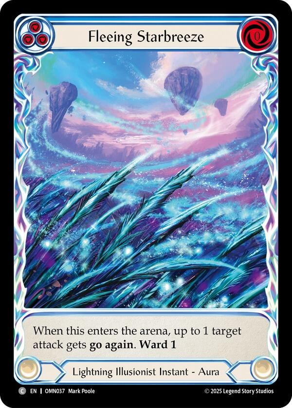 Fleeing Starbreeze (Extended Art) [OMN037] (Omens of the Third Age)  Cold Foil | Shuffle n Cut Hobbies & Games