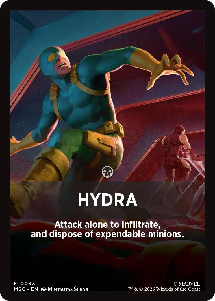 Hydra Theme Card [Marvel Super Heroes Commander] | Shuffle n Cut Hobbies & Games