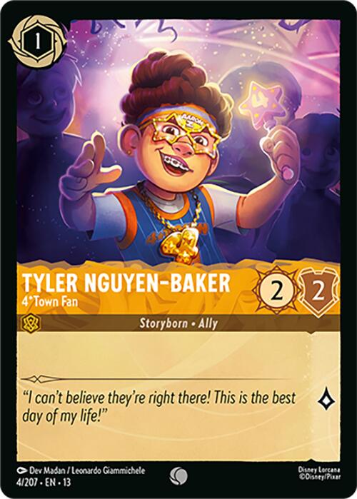 Tyler Nguyen-Baker - 4*Town Fan (4/207) [Attack of the Vine!] | Shuffle n Cut Hobbies & Games