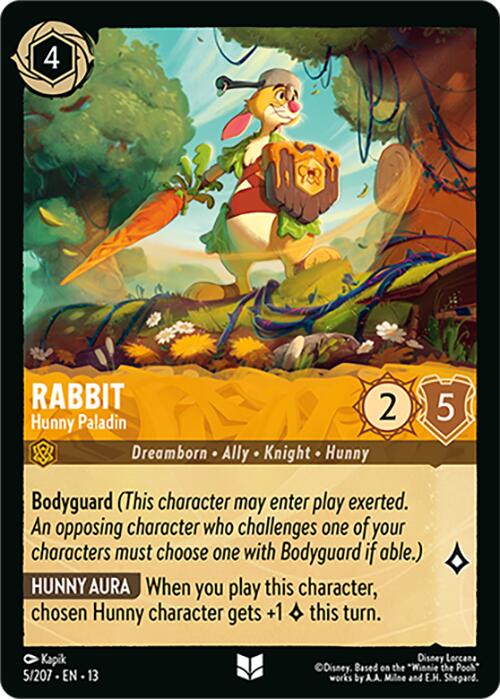 Rabbit - Hunny Paladin (5/207) [Attack of the Vine!] | Shuffle n Cut Hobbies & Games