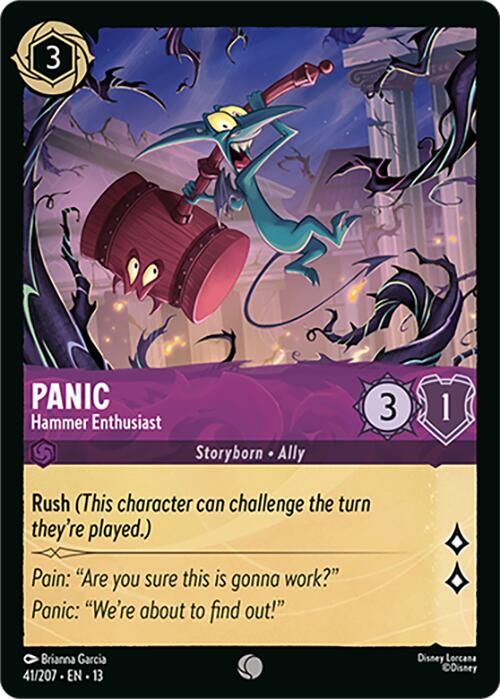 Panic - Hammer Enthusiast (41/207) [Attack of the Vine!] | Shuffle n Cut Hobbies & Games