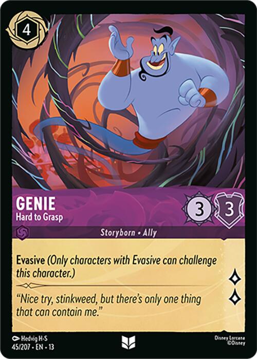 Genie - Hard to Grasp (45/207) [Attack of the Vine!] | Shuffle n Cut Hobbies & Games