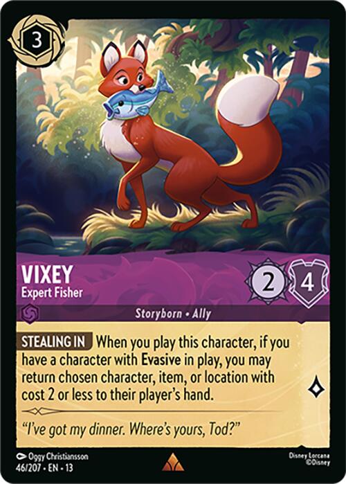 Vixey - Expert Fisher (46/207) [Attack of the Vine!] | Shuffle n Cut Hobbies & Games