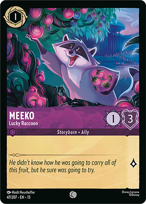 Meeko - Lucky Raccoon (47/207) [Attack of the Vine!] | Shuffle n Cut Hobbies & Games