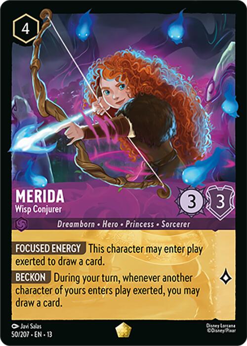 Merida - Wisp Conjurer (50/207) [Attack of the Vine!] | Shuffle n Cut Hobbies & Games