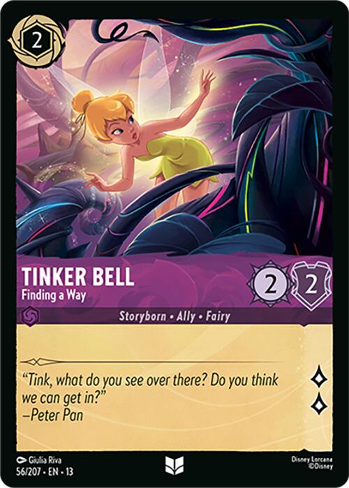 Tinker Bell - Finding a Way (56/207) [Attack of the Vine!] | Shuffle n Cut Hobbies & Games
