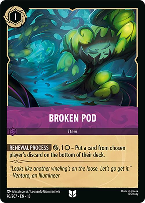 Broken Pod (70/207) [Attack of the Vine!] | Shuffle n Cut Hobbies & Games