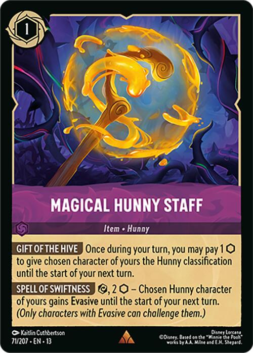Magical Hunny Staff (71/207) [Attack of the Vine!] | Shuffle n Cut Hobbies & Games