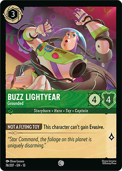 Buzz Lightyear - Grounded (76/207) [Attack of the Vine!] | Shuffle n Cut Hobbies & Games
