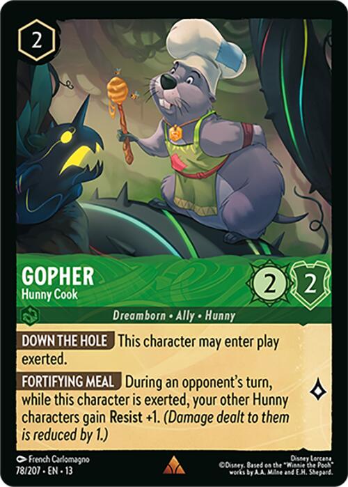 Gopher - Hunny Cook (78/207) [Attack of the Vine!] | Shuffle n Cut Hobbies & Games