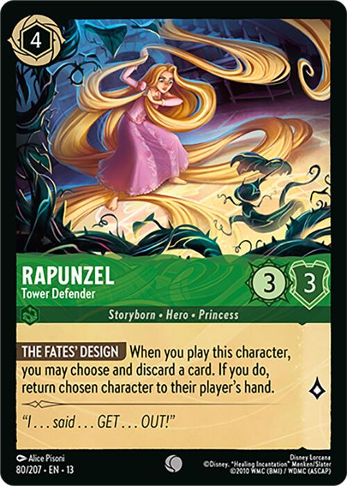 Rapunzel - Tower Defender (80/207) [Attack of the Vine!] | Shuffle n Cut Hobbies & Games