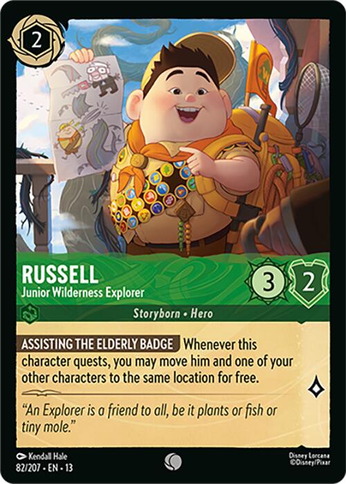 Russell - Junior Wilderness Explorer (82/207) [Attack of the Vine!] | Shuffle n Cut Hobbies & Games