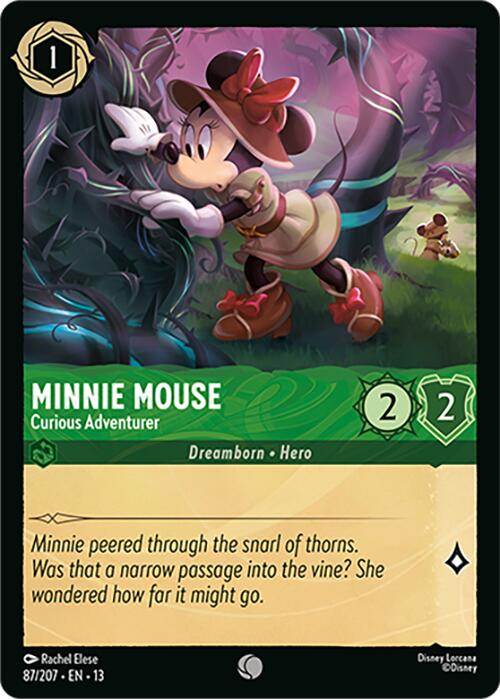 Minnie Mouse - Curious Adventurer (87/207) [Attack of the Vine!] | Shuffle n Cut Hobbies & Games