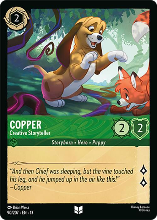 Copper - Creative Storyteller (90/207) [Attack of the Vine!] | Shuffle n Cut Hobbies & Games