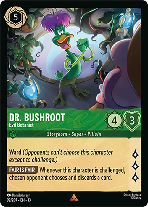 Dr. Bushroot - Evil Botanist (92/207) [Attack of the Vine!] | Shuffle n Cut Hobbies & Games