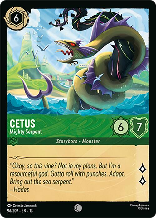Cetus - Mighty Serpent (96/207) [Attack of the Vine!] | Shuffle n Cut Hobbies & Games