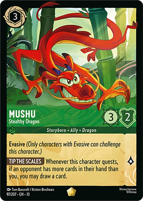 Mushu - Stealthy Dragon (97/207) [Attack of the Vine!] | Shuffle n Cut Hobbies & Games
