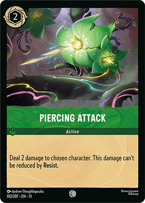 Piercing Attack (102/207) [Attack of the Vine!] | Shuffle n Cut Hobbies & Games