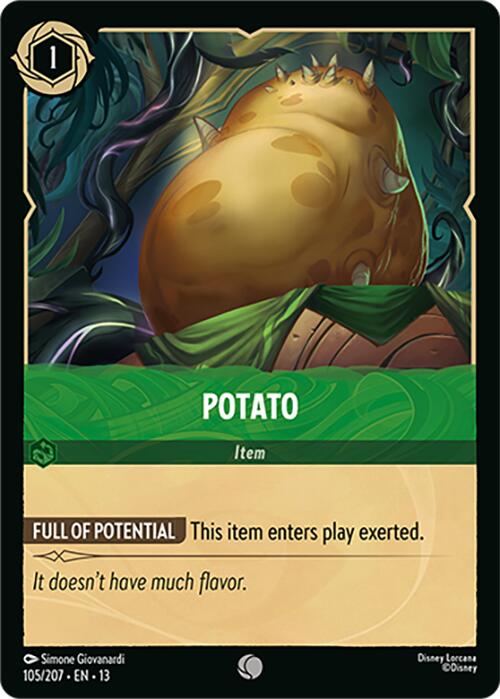 Potato (105/207) [Attack of the Vine!] | Shuffle n Cut Hobbies & Games
