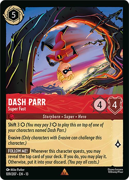 Dash Parr - Super Fast (109/207) [Attack of the Vine!] | Shuffle n Cut Hobbies & Games