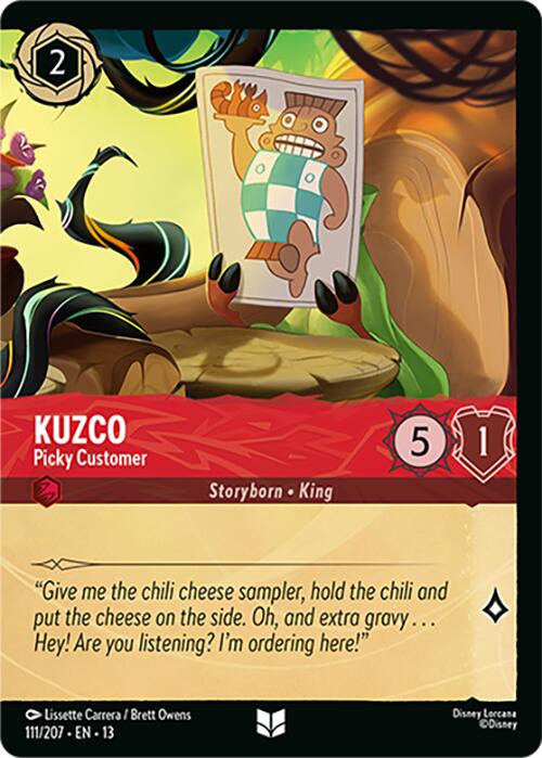 Kuzco - Picky Customer (Foil) (111/204) [Attack of the Vine!] | Shuffle n Cut Hobbies & Games