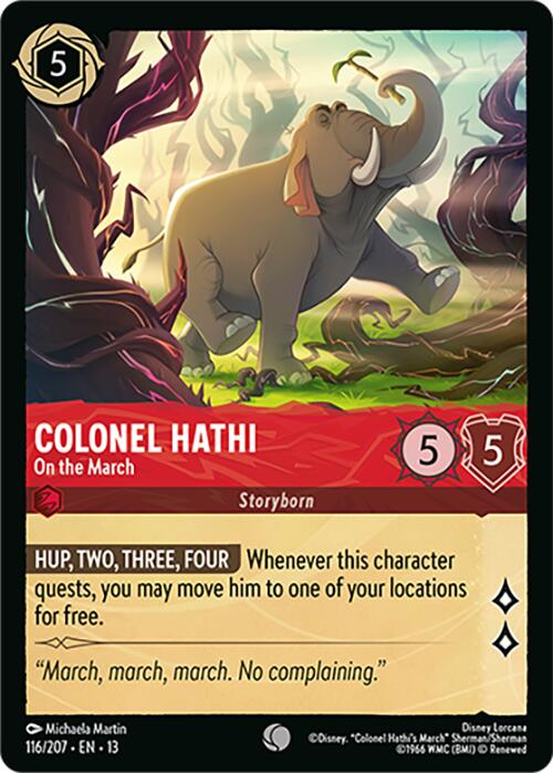 Colonel Hathi - On the March (116/207) [Attack of the Vine!] | Shuffle n Cut Hobbies & Games