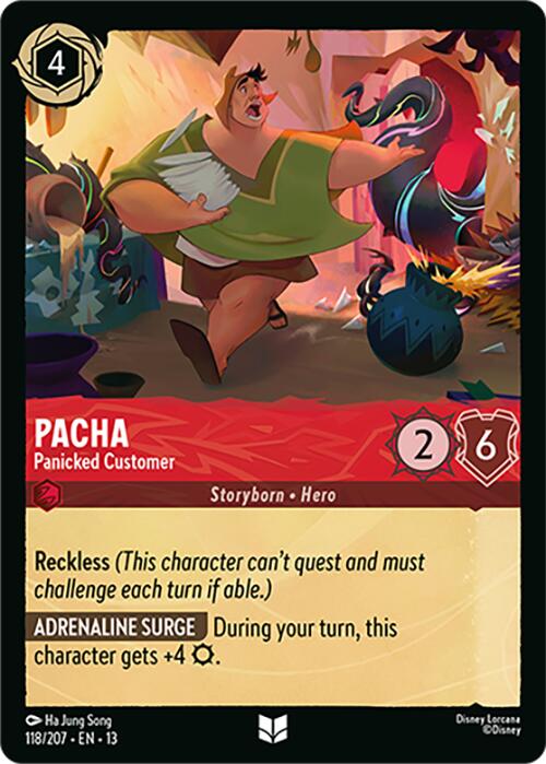 Pacha - Panicked Customer (118/207) [Attack of the Vine!] | Shuffle n Cut Hobbies & Games