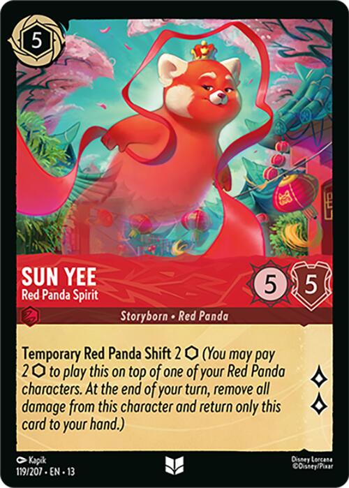 Sun Yee - Red Panda Spirit (119/207) [Attack of the Vine!] | Shuffle n Cut Hobbies & Games