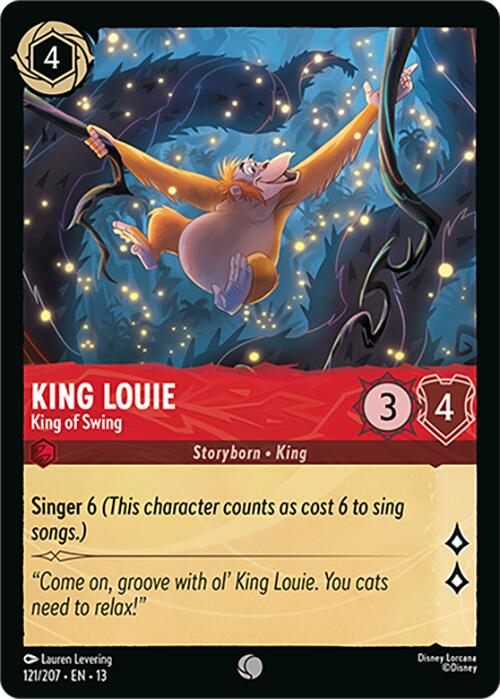 King Louie - King of Swing (121/207) [Attack of the Vine!] | Shuffle n Cut Hobbies & Games