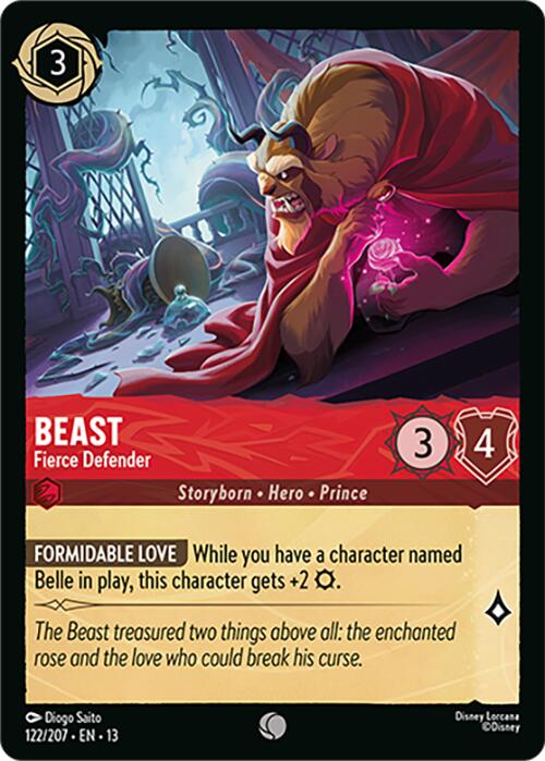 Beast - Fierce Defender (122/207) [Attack of the Vine!] | Shuffle n Cut Hobbies & Games