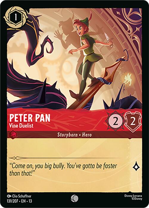 Peter Pan - Vine Duelist (131/207) [Attack of the Vine!] | Shuffle n Cut Hobbies & Games