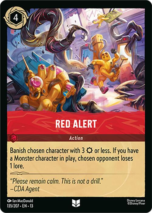 Red Alert (135/207) [Attack of the Vine!] | Shuffle n Cut Hobbies & Games