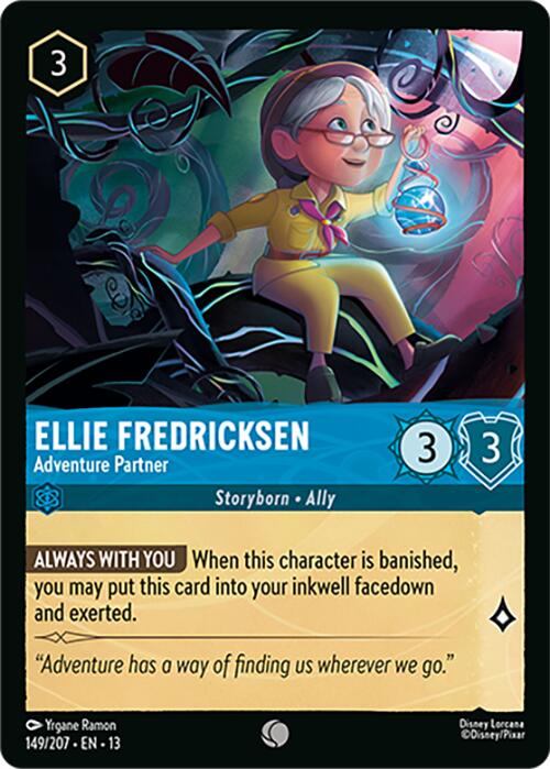Ellie Fredricksen - Adventure Partner (149/207) [Attack of the Vine!] | Shuffle n Cut Hobbies & Games