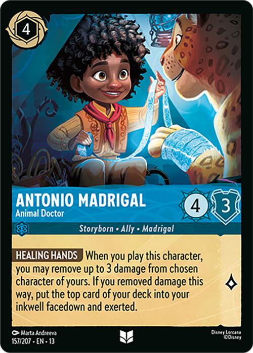 Antonio Madrigal - Animal Doctor (157/207) [Attack of the Vine!] | Shuffle n Cut Hobbies & Games