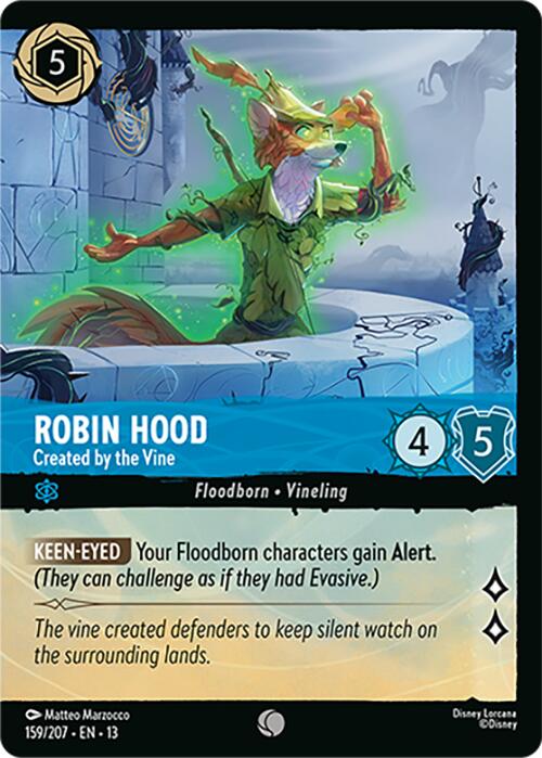 Robin Hood - Created by the Vine (Foil) (159/204) [Attack of the Vine!] | Shuffle n Cut Hobbies & Games