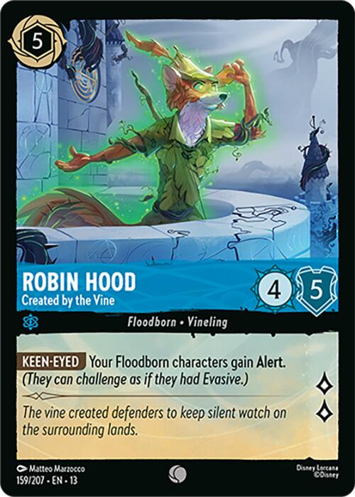 Robin Hood - Created by the Vine (159/204) [Attack of the Vine!] | Shuffle n Cut Hobbies & Games