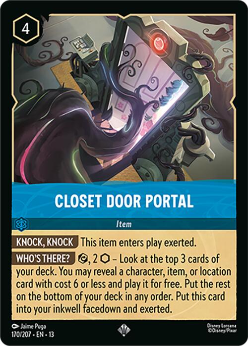 Closet Door Portal (170/207) [Attack of the Vine!] | Shuffle n Cut Hobbies & Games