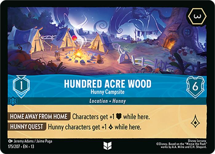 Hundred Acre Wood - Hunny Campsite (175/207) [Attack of the Vine!] | Shuffle n Cut Hobbies & Games