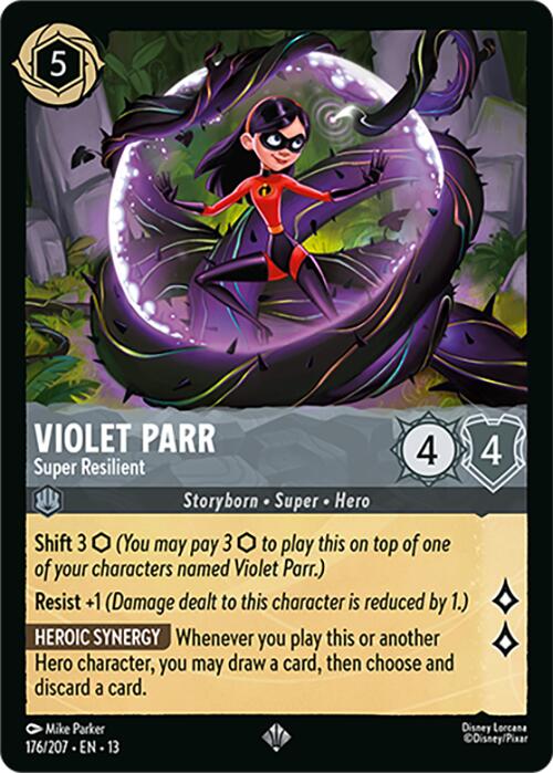 Violet Parr - Super Resilient (176/207) [Attack of the Vine!] | Shuffle n Cut Hobbies & Games