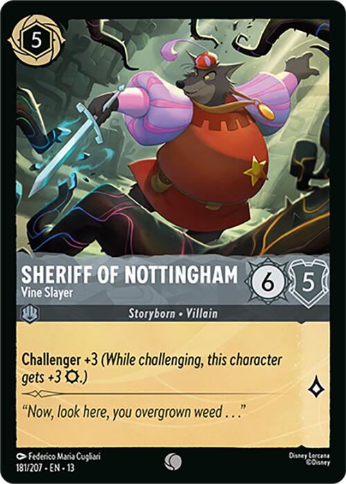 Sheriff of Nottingham - Vine Slayer (181/207) [Attack of the Vine!] | Shuffle n Cut Hobbies & Games