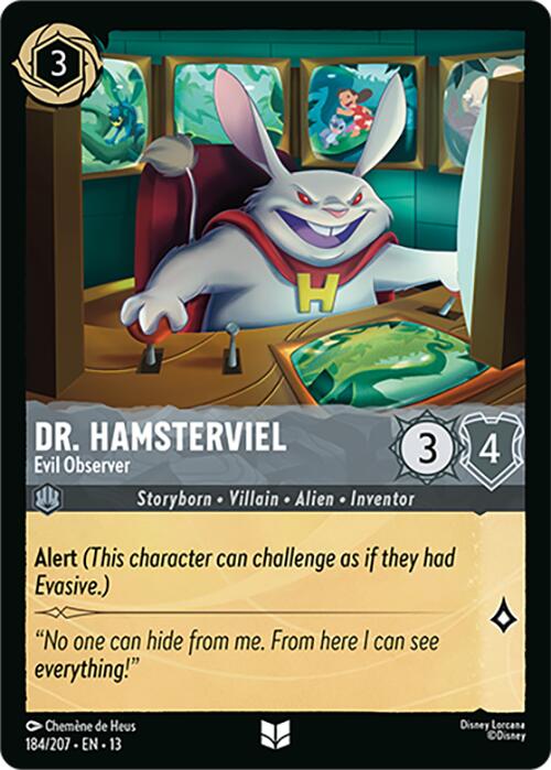Dr. Hamsterviel - Evil Observer (184/207) [Attack of the Vine!] | Shuffle n Cut Hobbies & Games