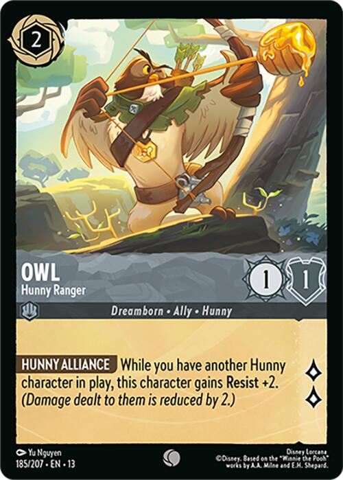 Owl - Hunny Ranger (185/207) [Attack of the Vine!] | Shuffle n Cut Hobbies & Games