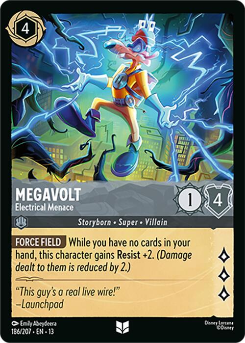 Megavolt - Electrical Menace (186/207) [Attack of the Vine!] | Shuffle n Cut Hobbies & Games
