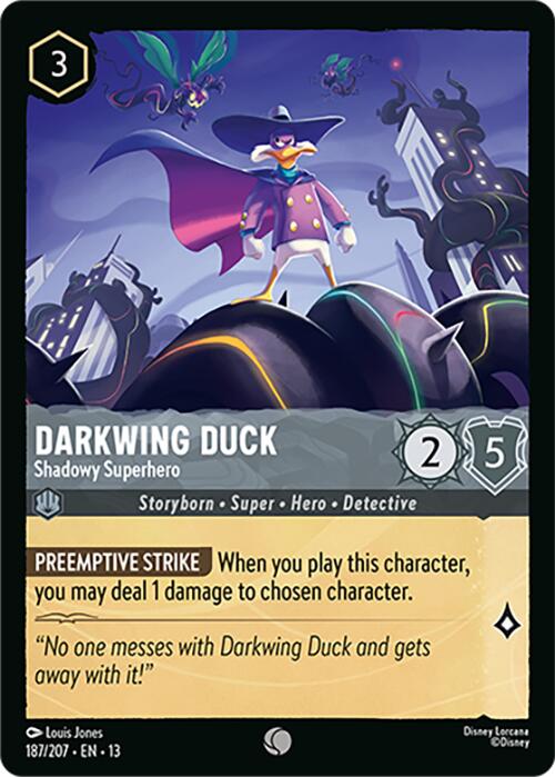Darkwing Duck - Shadowy Superhero (187/207) [Attack of the Vine!] | Shuffle n Cut Hobbies & Games