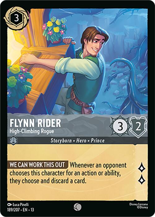 Flynn Rider - High-Climbing Rogue (189/207) [Attack of the Vine!] | Shuffle n Cut Hobbies & Games