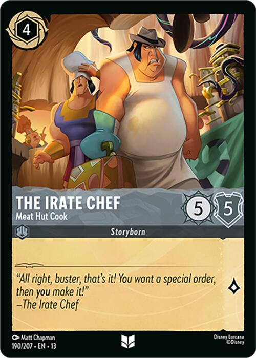 The Irate Chef - Meat Hut Cook (190/207) [Attack of the Vine!] | Shuffle n Cut Hobbies & Games