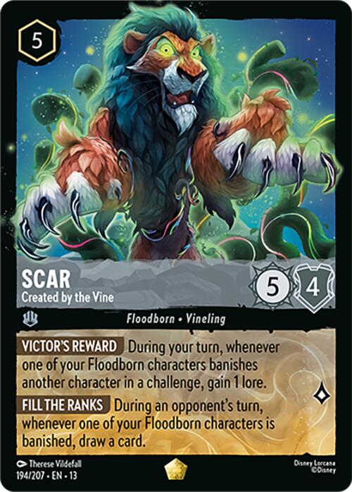 Scar - Created by the Vine (194/207) [Attack of the Vine!] | Shuffle n Cut Hobbies & Games