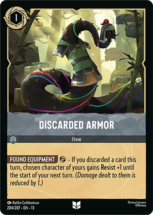Discarded Armor (207/207) [Attack of the Vine!] | Shuffle n Cut Hobbies & Games